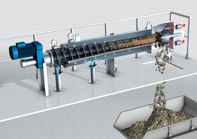 Сепаратор осадка HUBER STRAINPRESS®