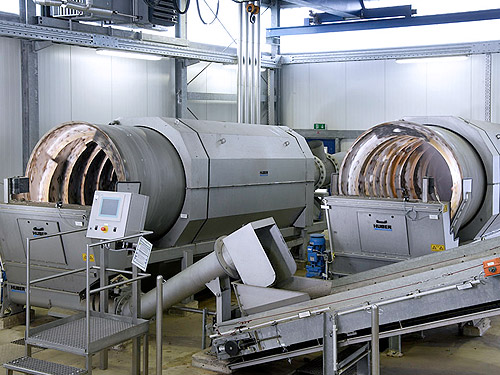 HUBER sludge and septage acceptance plants