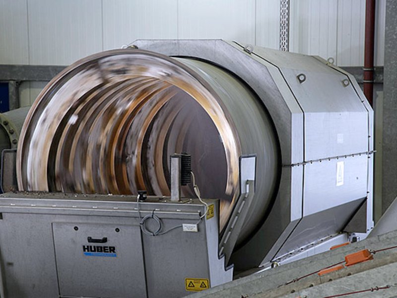 HUBER sludge and septage acceptance plants