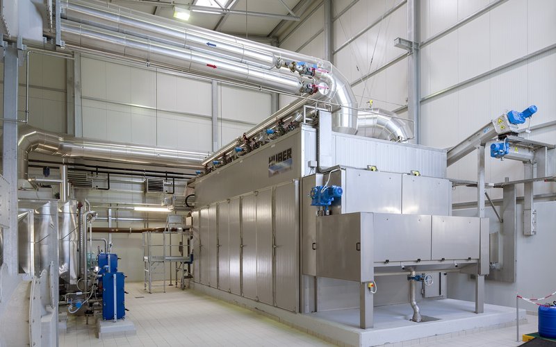 HUBER Belt Dryer BT таспалы кептіру қондырғысы