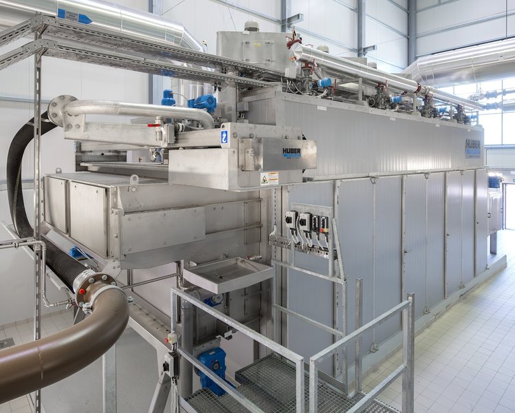HUBER Belt Dryer BT таспалы кептіру қондырғысы
